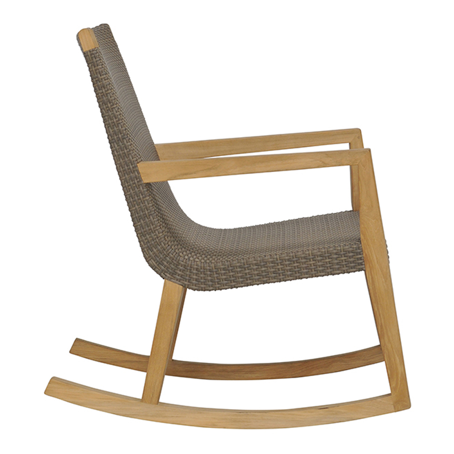 QUINTA TEAK / WOVEN ROCKING CHAIR - JANUS et Cie