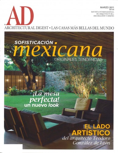 Architectural Digest Mexico – March 2011