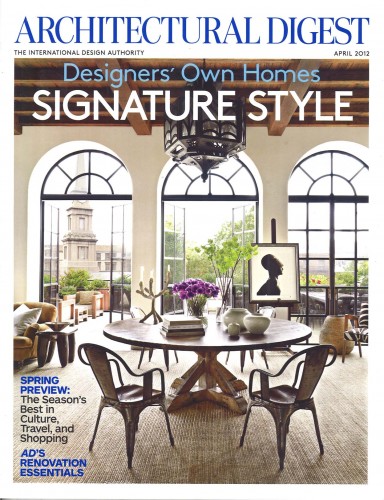 Architectural Digest – April 2012