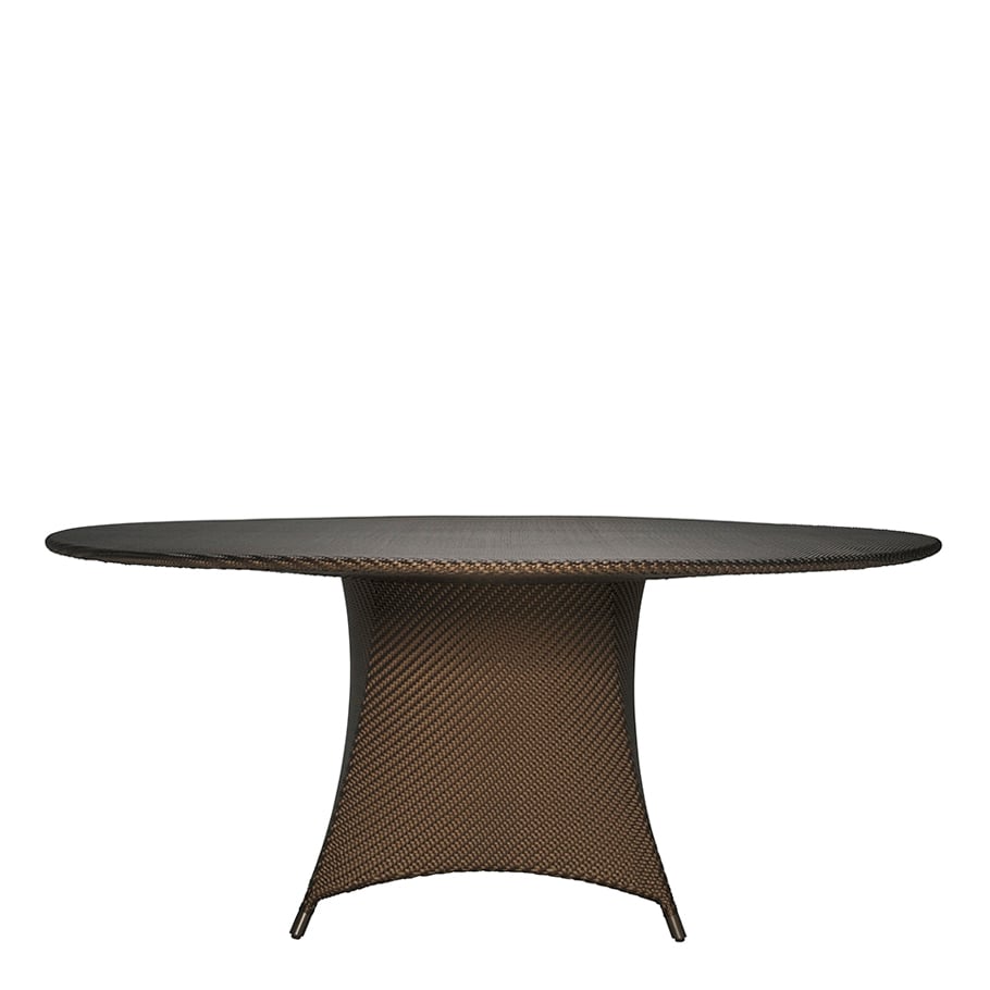 Amari Round Dining Table Woven Top 180 cm