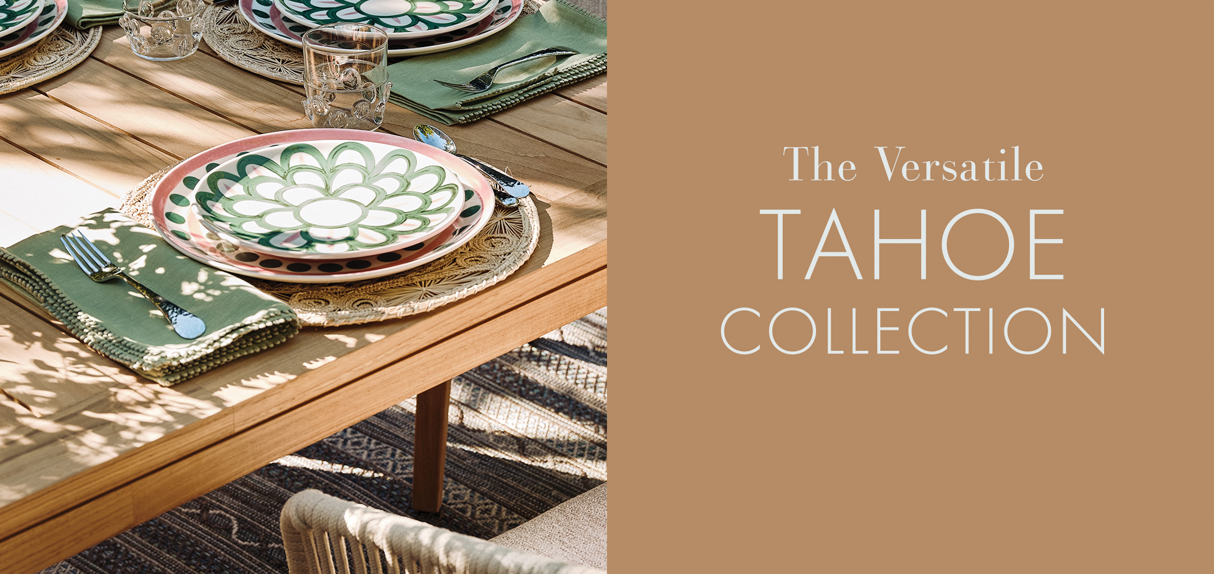 Discover Tahoe Teak Tables