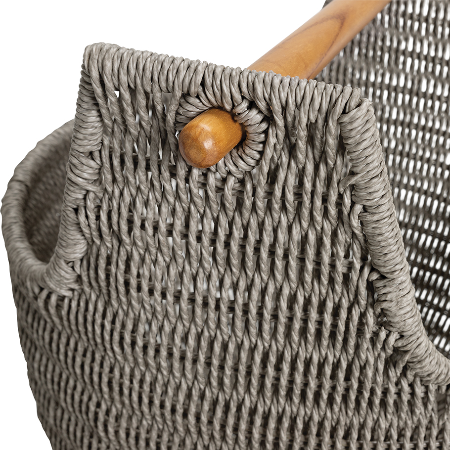 CEBU WOODHANDLED BASKET JANUS et Cie