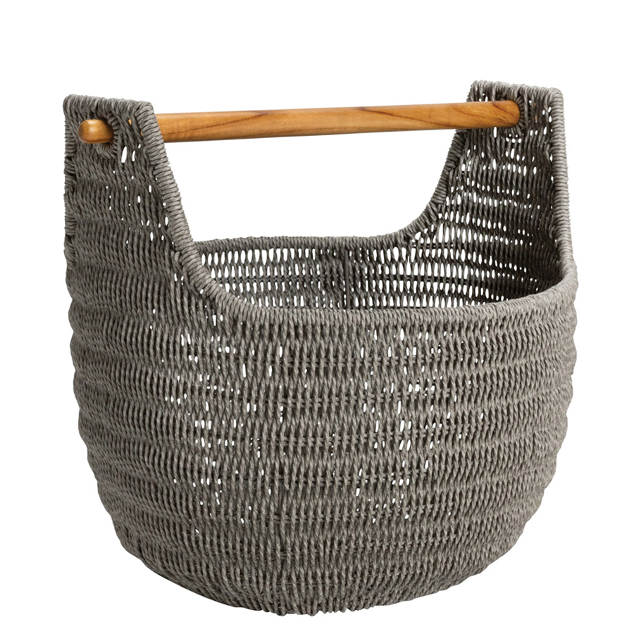CEBU WOODHANDLED BASKET JANUS et Cie