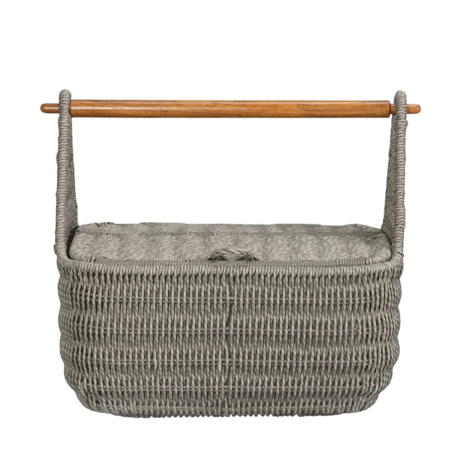 CEBU WOODHANDLED GARDEN BASKET JANUS et Cie