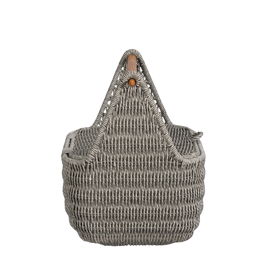 CEBU WOODHANDLED GARDEN BASKET JANUS et Cie