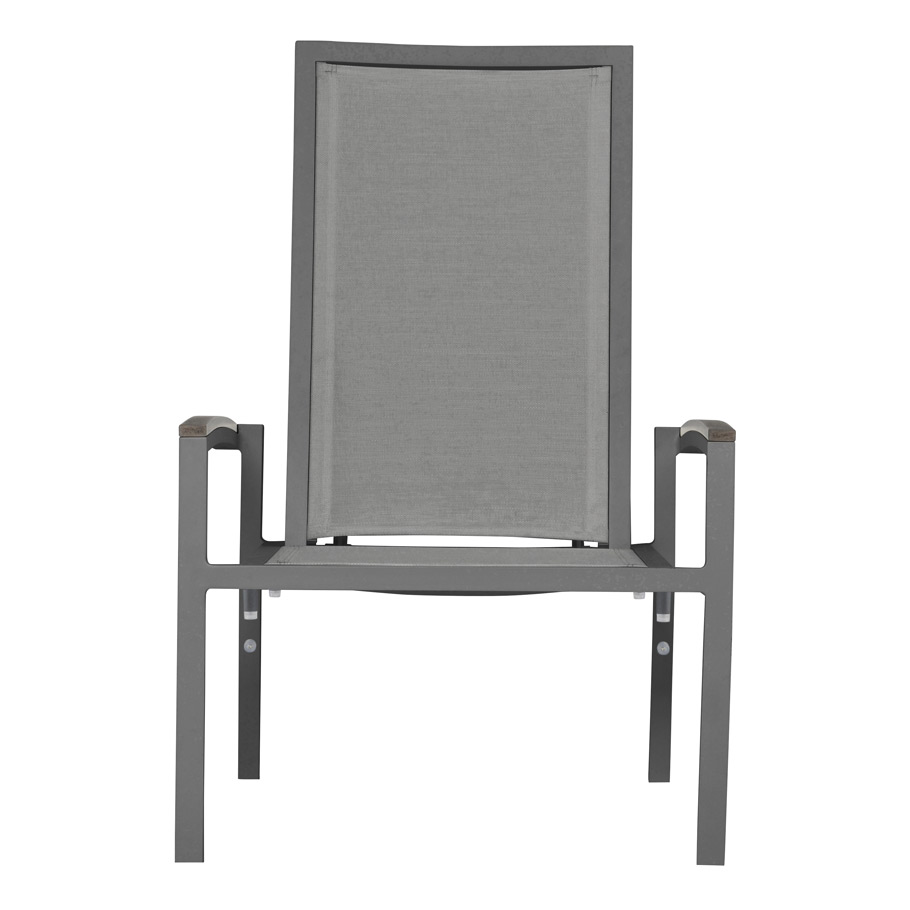 DUO STACKABLE MESH RECLINING LOUNGE CHAIR JANUS et Cie