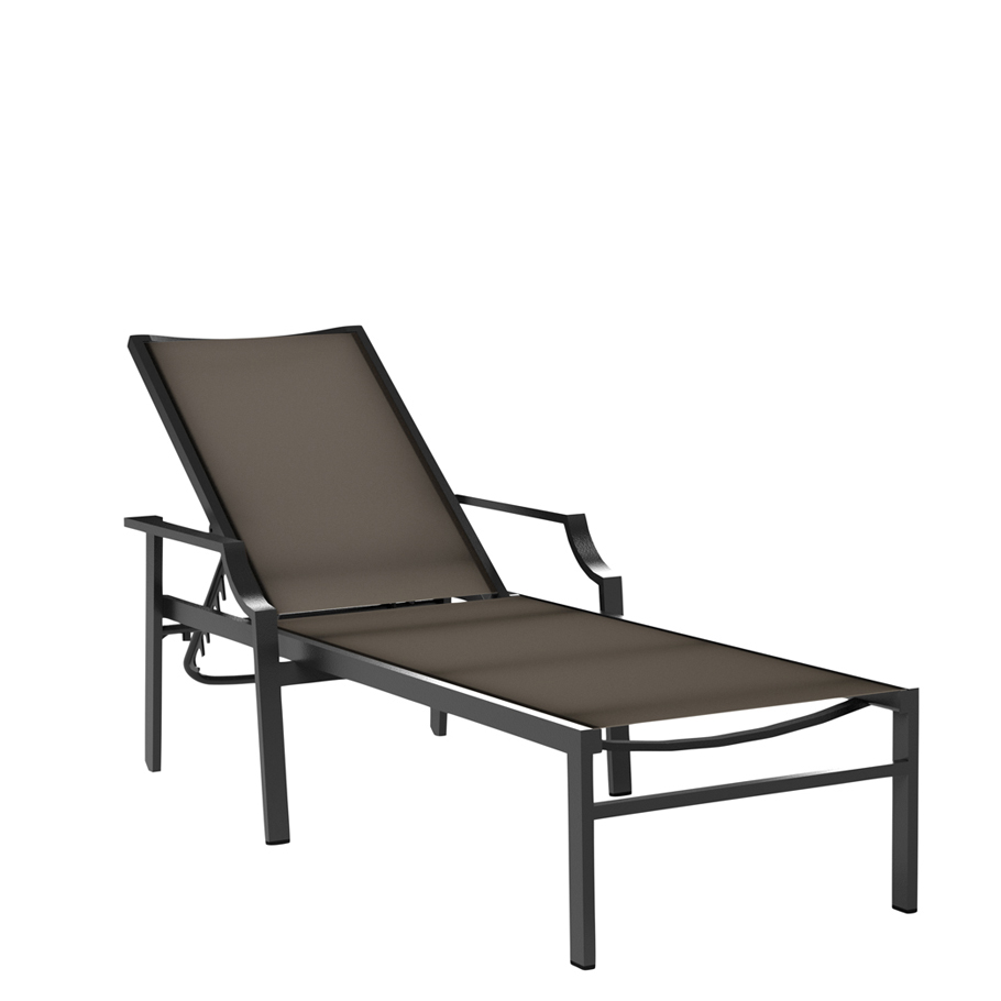 FIORE STACKABLE CHAISE LOUNGE WITH ARMS JANUS et Cie