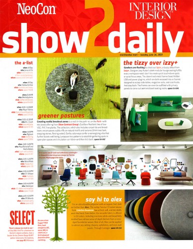 Interior Design NeoCon Show Daily - June 16, 2015