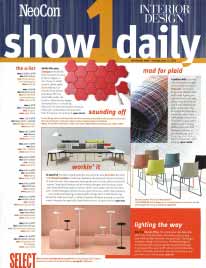 Interior Design NeoCon Show Daily 1 - June 2016