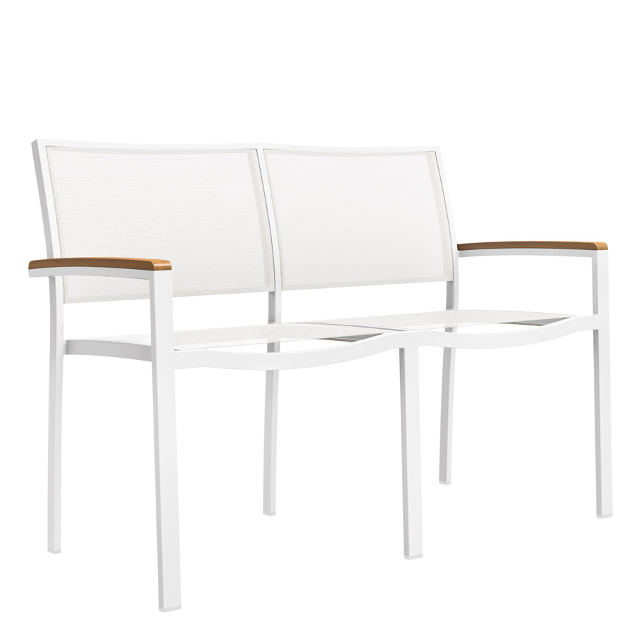KOKO II ALTA STACKABLE MESH SOFA 2 SEAT - JANUS et Cie