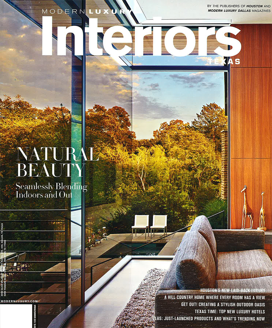 Modern Luxury Interiors Texas Spring / Summer 2015 — JANUS et Cie