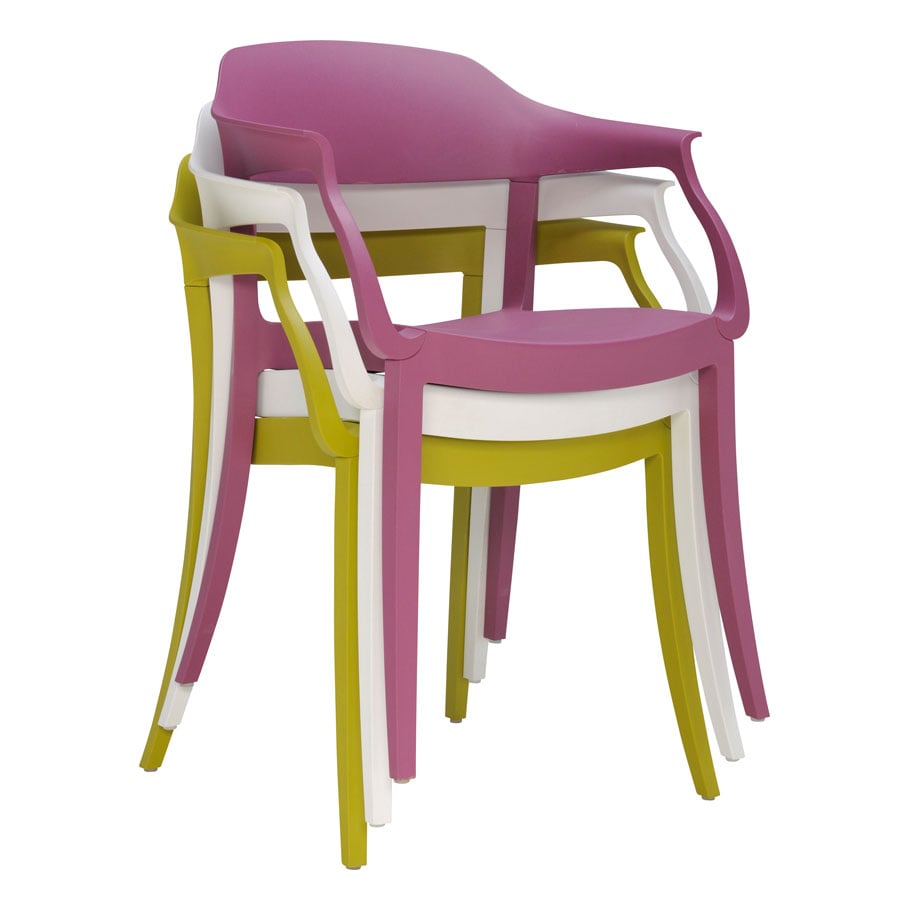 STRAUSS STACKABLE ARMCHAIR - JANUS et Cie