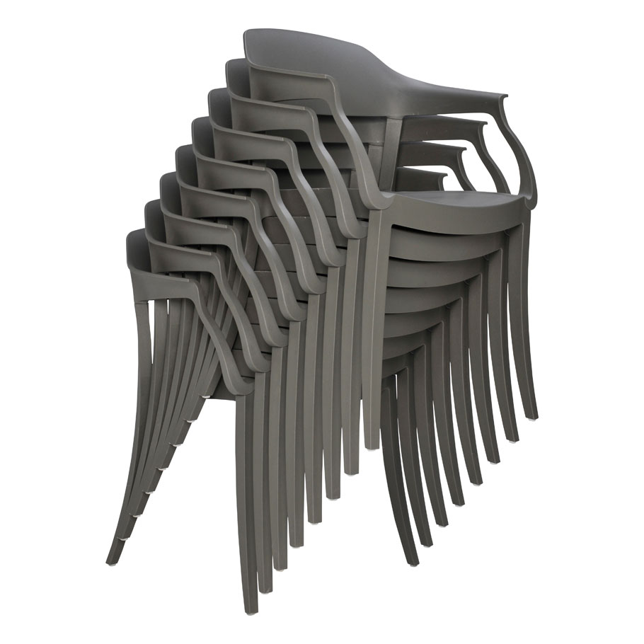 STRAUSS STACKABLE ARMCHAIR - JANUS et Cie